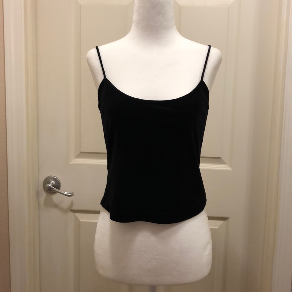 Linda Allard/Ellen Tracy Velvet halter top